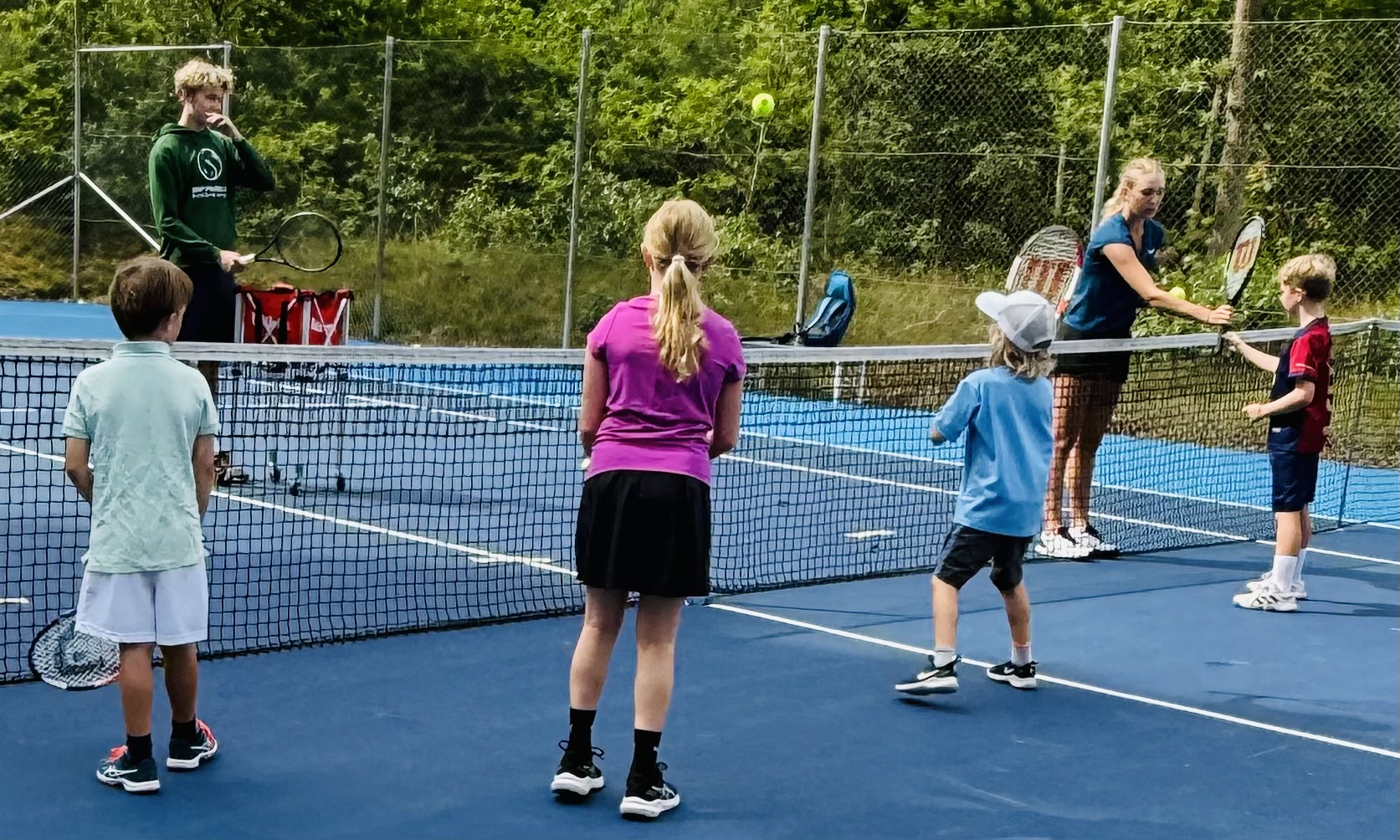 Tennnisträning 21-26 Juli Knäbäckshusen KRTK